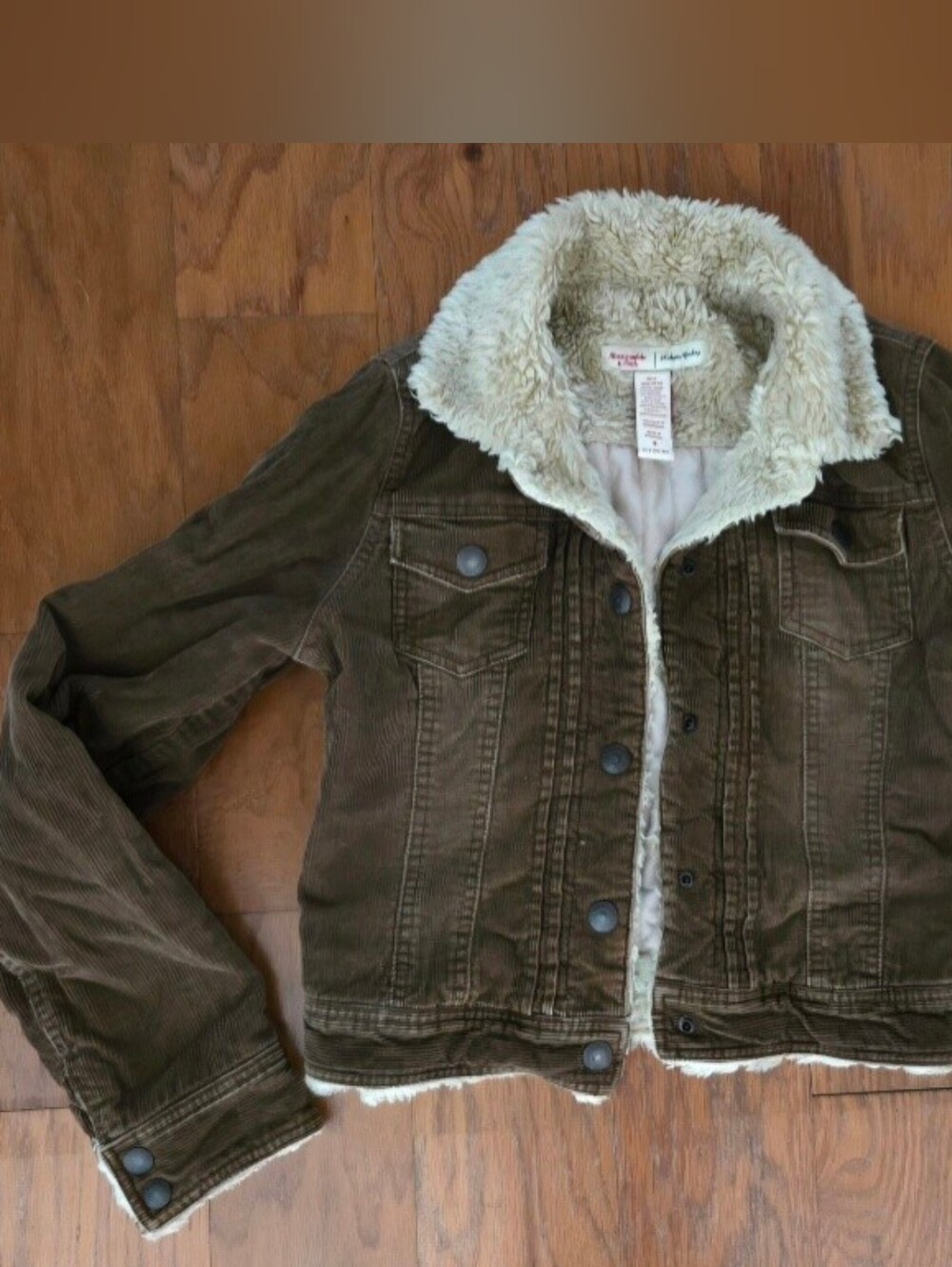 Vintage Y2K Abercrombie & Fitch brown corduroy Jacket
